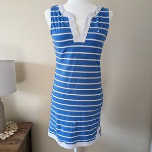 Nautica Stripped Dress size S sleeveless